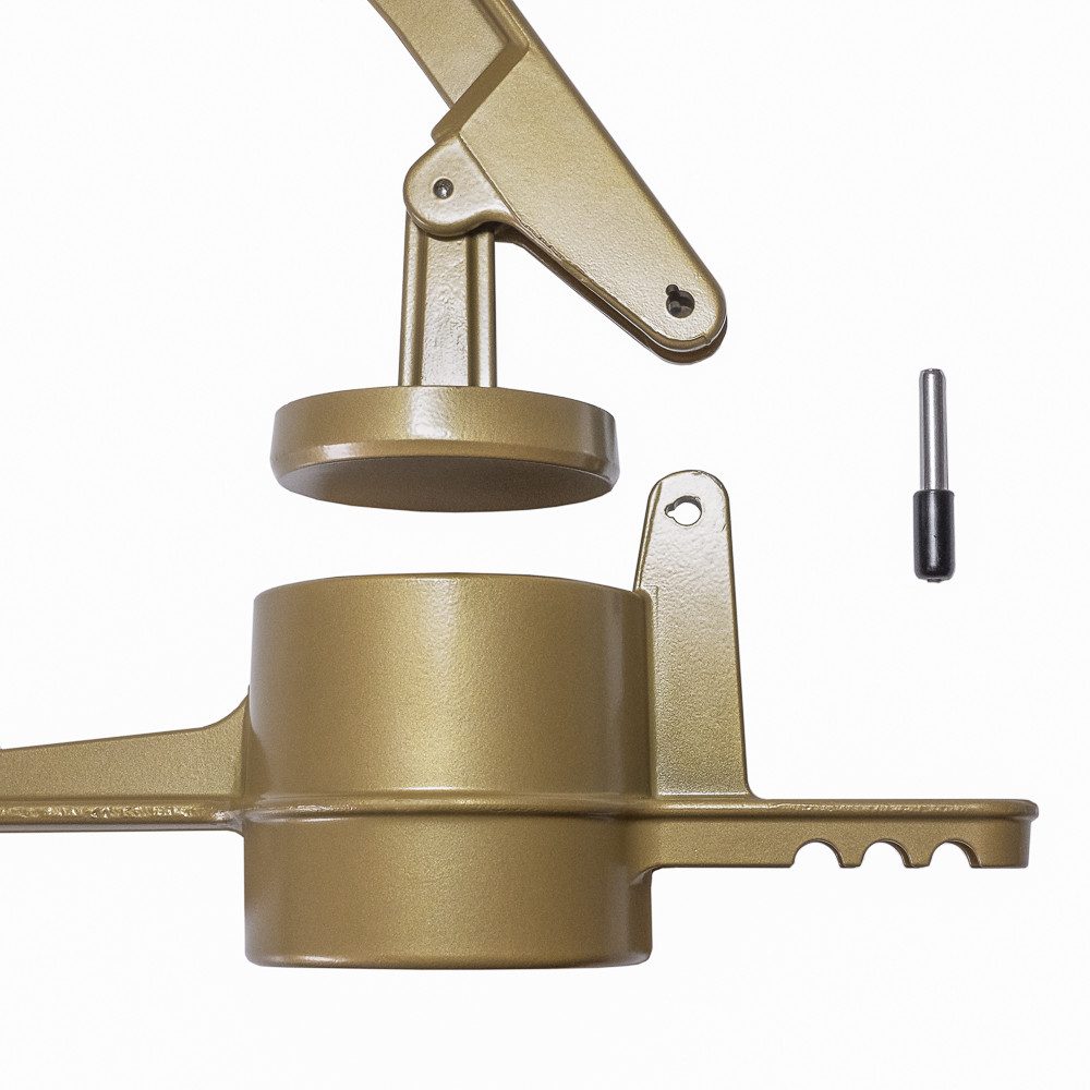 Goldspatz Spätzlepresse Goldspatz Spätzlepresse, für Spülmaschine geeignet, Ungleichmäßig / für Spätzle wie vom Brett - Nr. 2192, Made in Germany