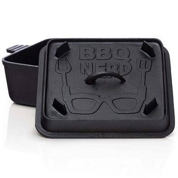 BBQ Nerd Brotbackform, Dutch Oven Brottopf - Kastenform mit Deckel ,  Brotbackform