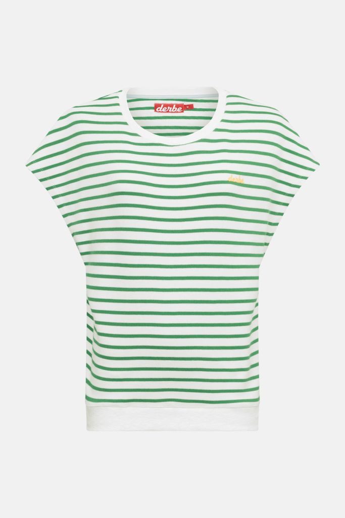 T-Shirt Interstriped Damen Oversize T-Shirt