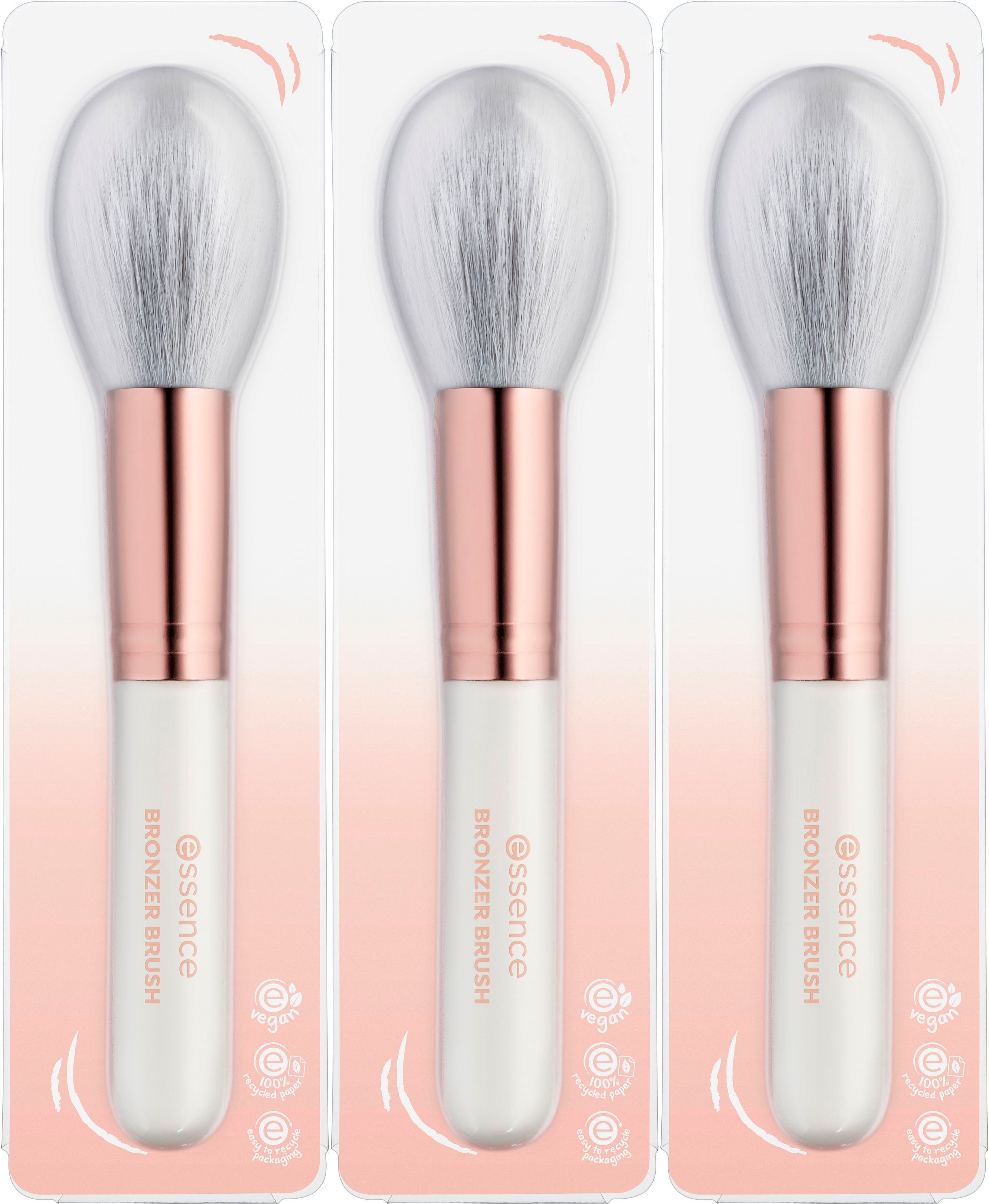 BRUSH, BRONZER tlg. Essence 3 Bronzerpinsel