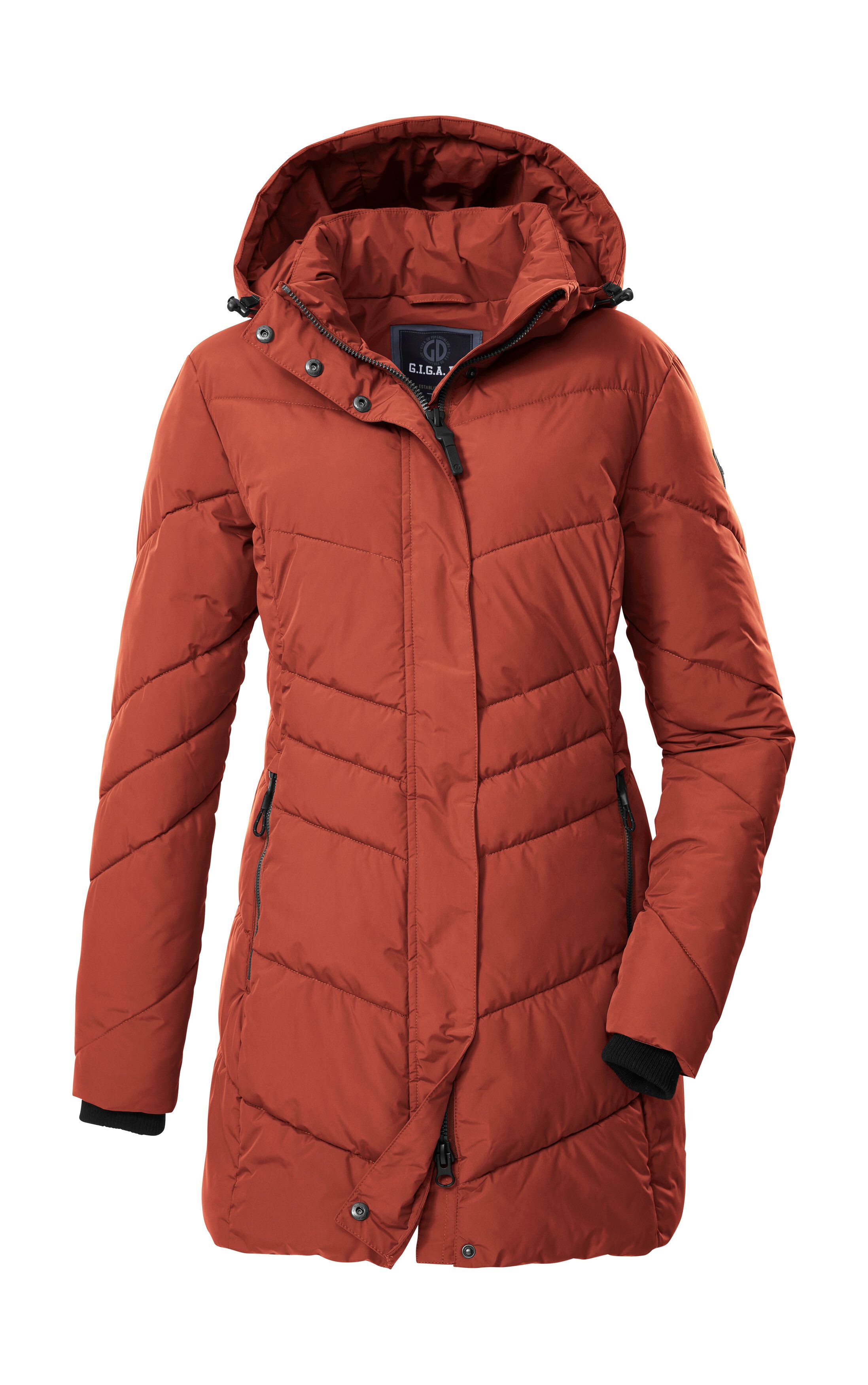 G.I.G.A. DX by killtec Steppmantel GW 60 WMN QLTD PRK Schmaler, wasserabweisender Damenparka mit abnehmbarer Kapuze