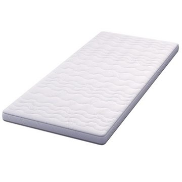 Topper, mein-schlafcenter, 9 cm hoch, Kaltschaum, (1-tlg), fester Topper, druckentlastend, waschbarer Bezug, hart, Boxspringbett