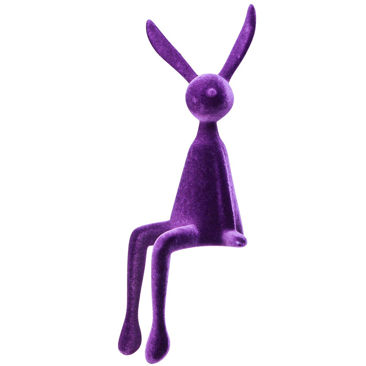 Florists Products Osterhase Kantenhocker Hasen Figuren Osterdeko beflockt Frühjahr, 3 Stück