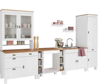 Home affaire Küchenzeile Oslo, Breite 350 cm, in 2 Tiefen, ohne E-Geräte