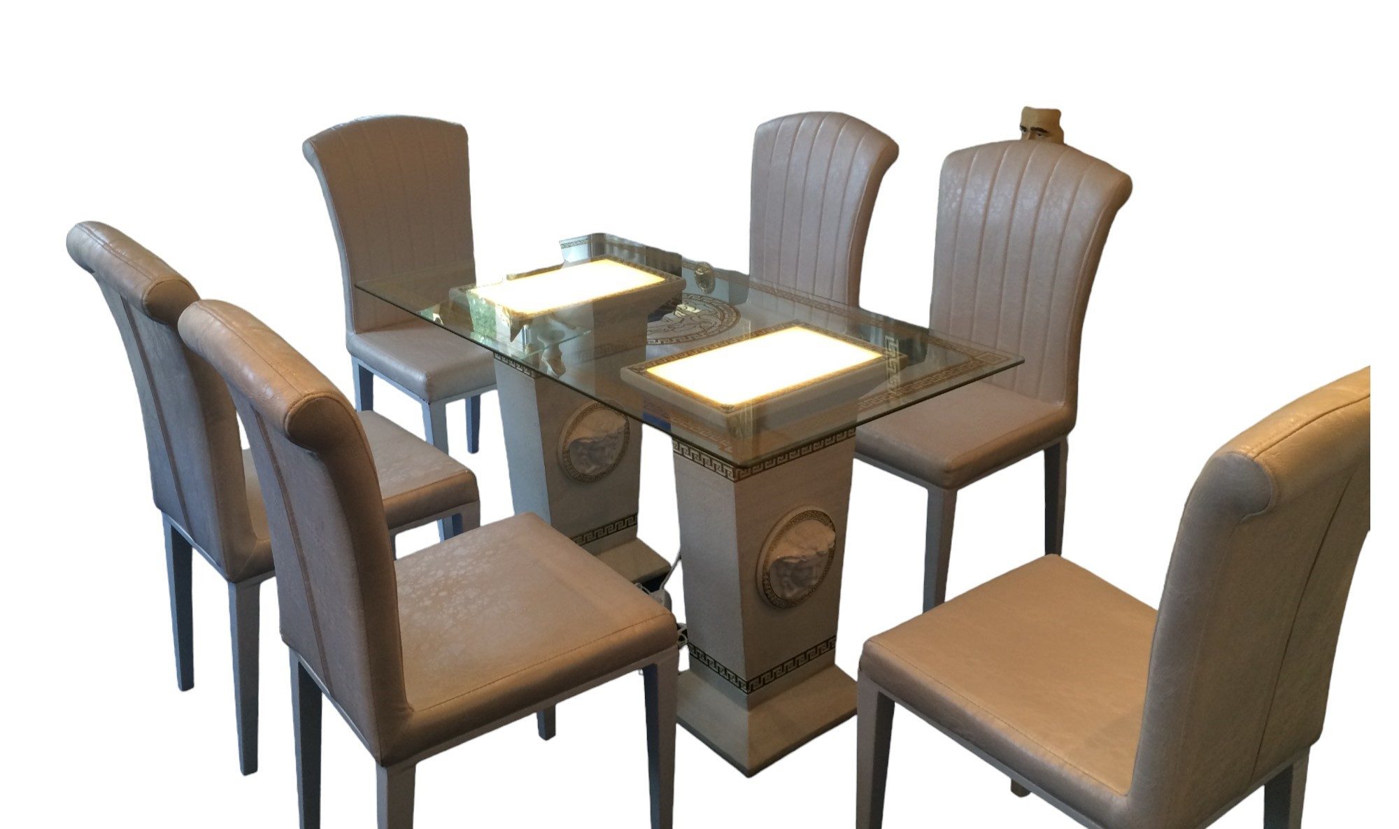 Schatzkiste1 Esstisch Esstisch Glastisch, Säulentisch, Designertisch günstig online kaufen