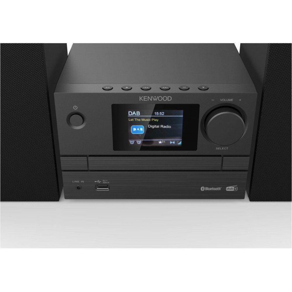 Kenwood M525DAB Microanlage schwarz mit DAB+ Tuner. Microanlage (DAB+ / UKW-RDS Empfänger)