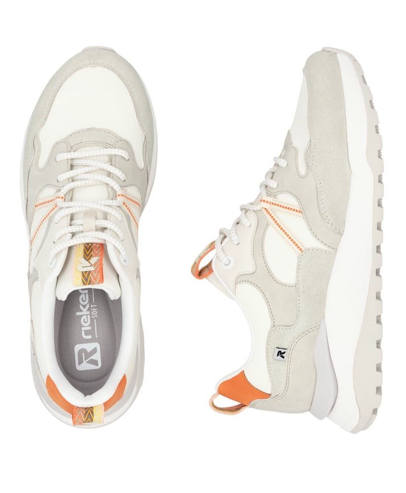 Rieker (Textil) W2501 weiss Damen Sneaker günstig online kaufen