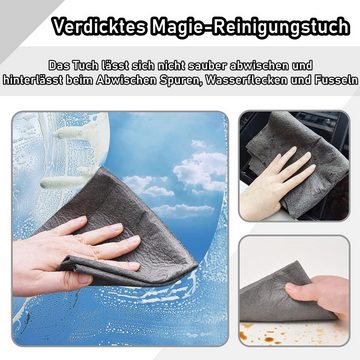 Refttenw Verdicktes Magisches Reinigungstuch 5-St 30x30cm Glas Mikrofasertuch