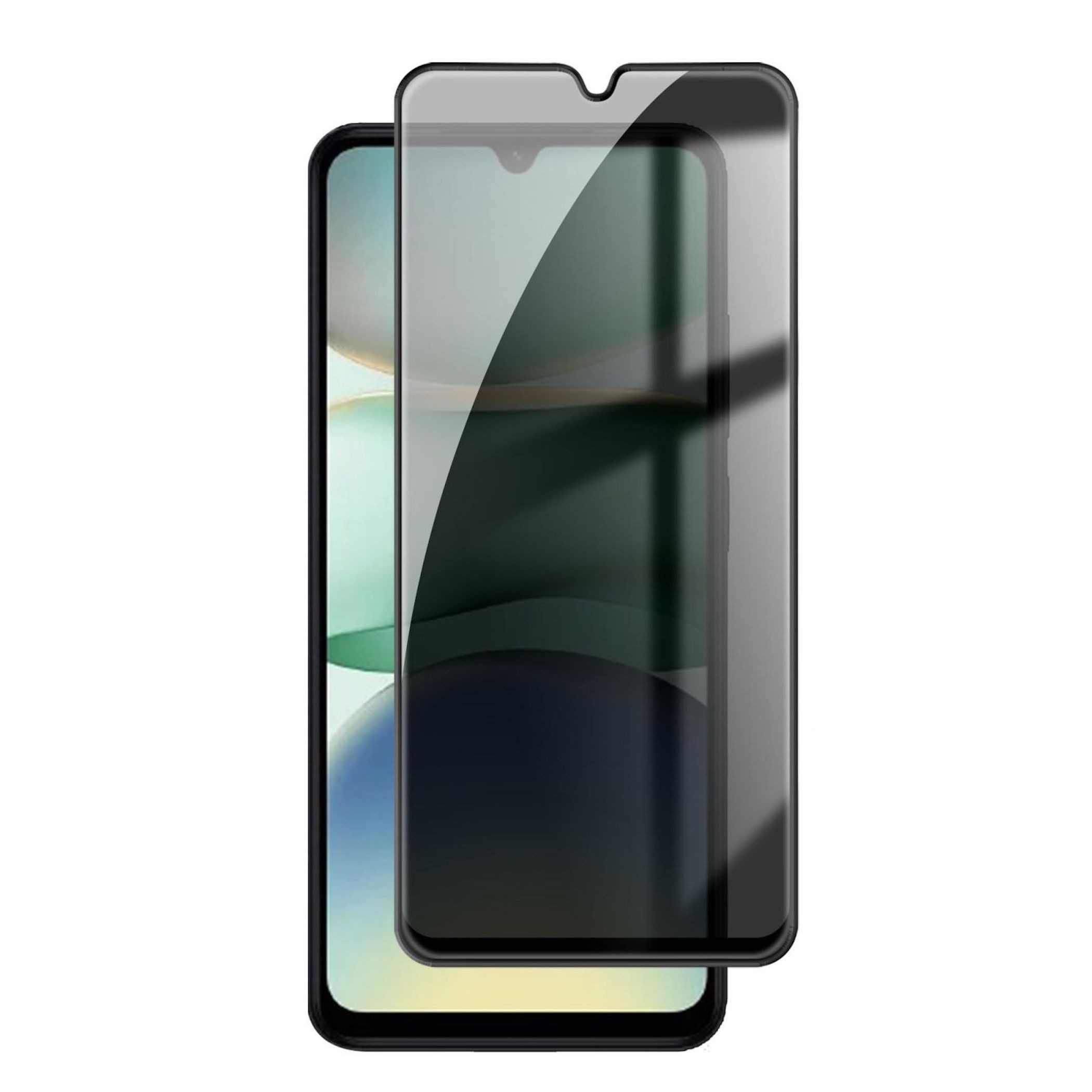 Wigento Displayschutzglas Privacy 1x für Xiaomi Redmi A7 Pro Display 9H Hartglas Blickschutz für Xiaomi Redmi A7 Pro, Privacy Display Schutz Glas