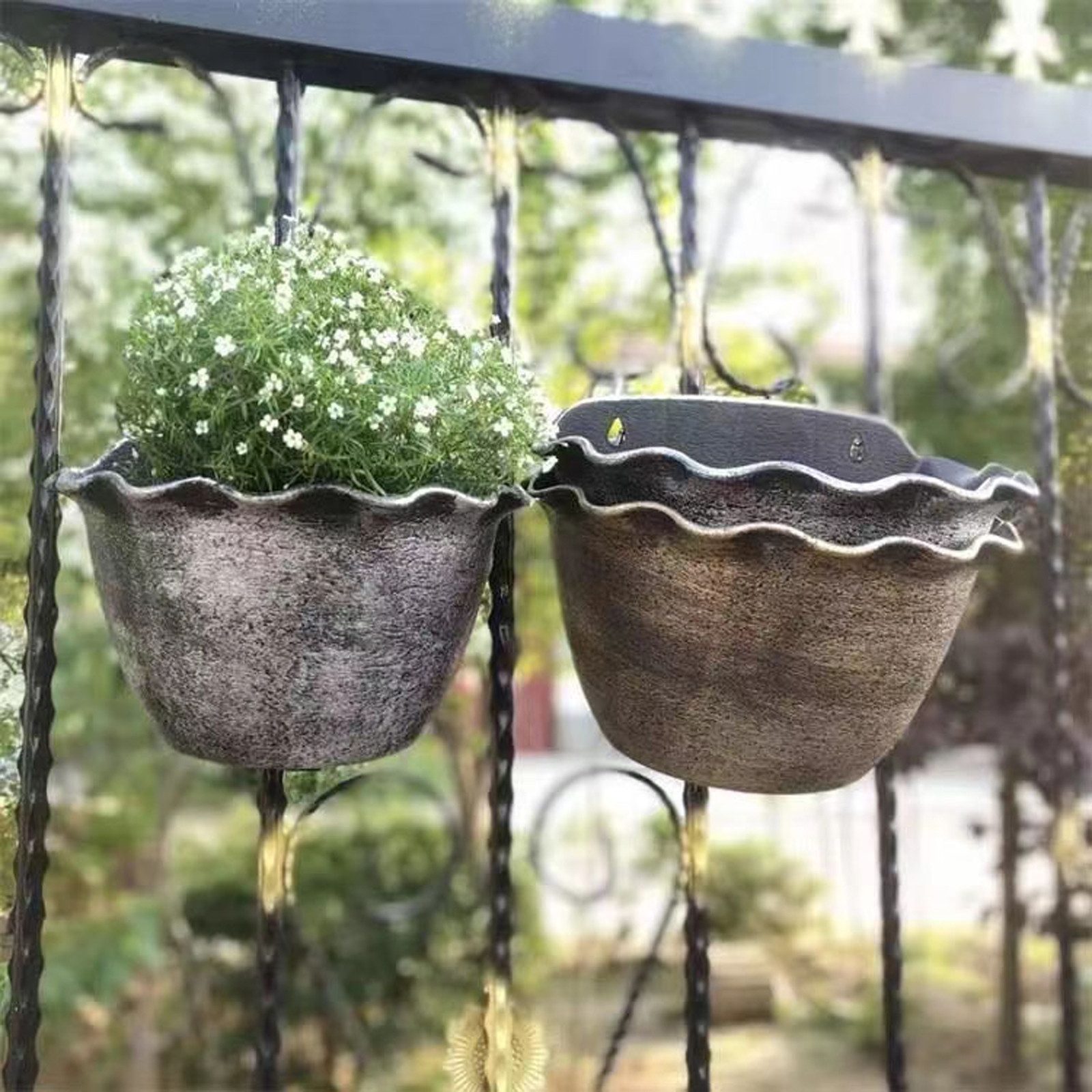 HTI-Living Pflanzschale Pflanzschale Nessa Muschel Wandmontage günstig online kaufen