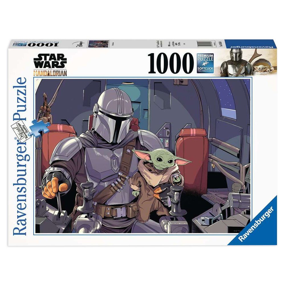 Ravensburger Puzzle Star Wars The Mandalorian (1000 Teile), Puzzleteile