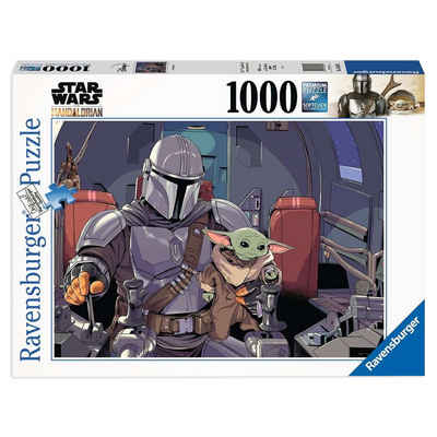Ravensburger Puzzle Star Wars The Mandalorian (1000 Teile), Puzzleteile