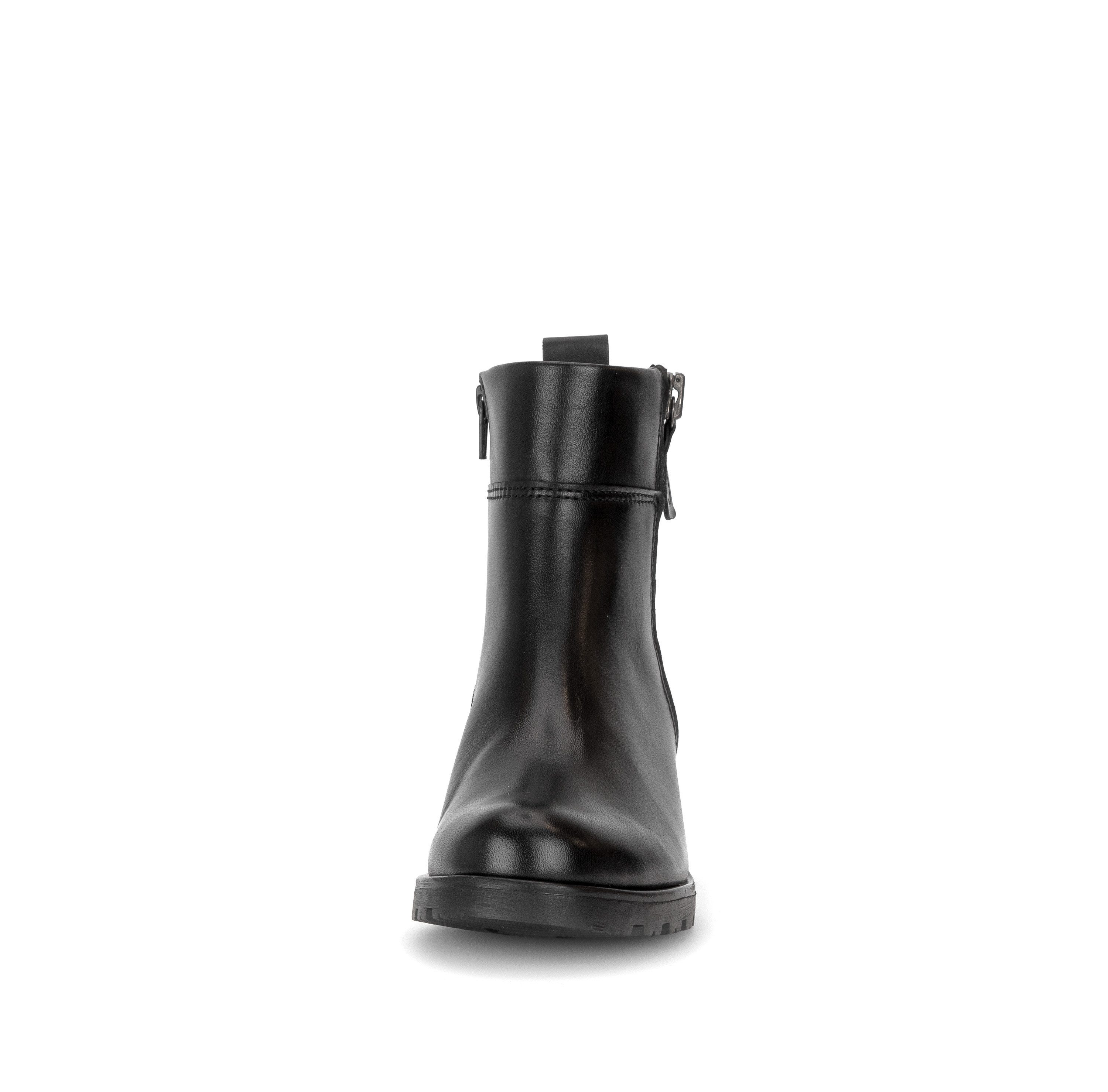 Gabor Stiefelette Blockabsatz, Boots mit Zierreißverschluss, Bequemweite G (weit)