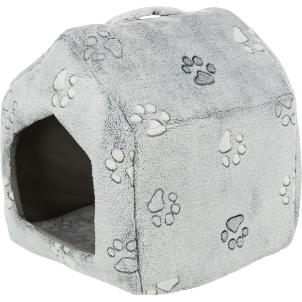 TRIXIE Tierhöhle Höhle Jimmy Soft - hellgrau - 40 × 45 × 40 cm