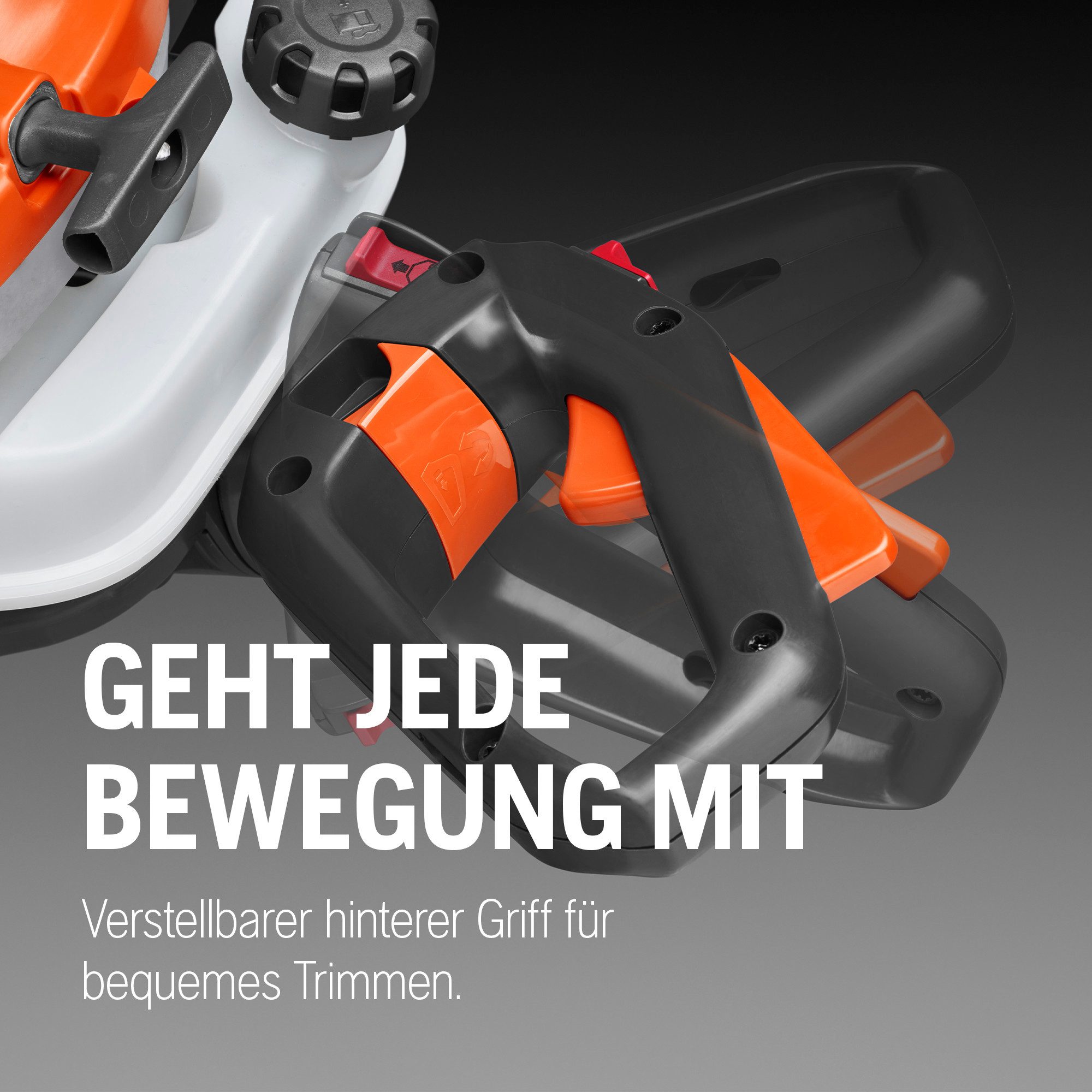 Husqvarna Benzin-Heckenschere 122HD60, 21,7-cm³-Motor, 59-cm-Dual-Action-Messer, LowVib-Vibrationsreduzierung – Bild 4 von 5