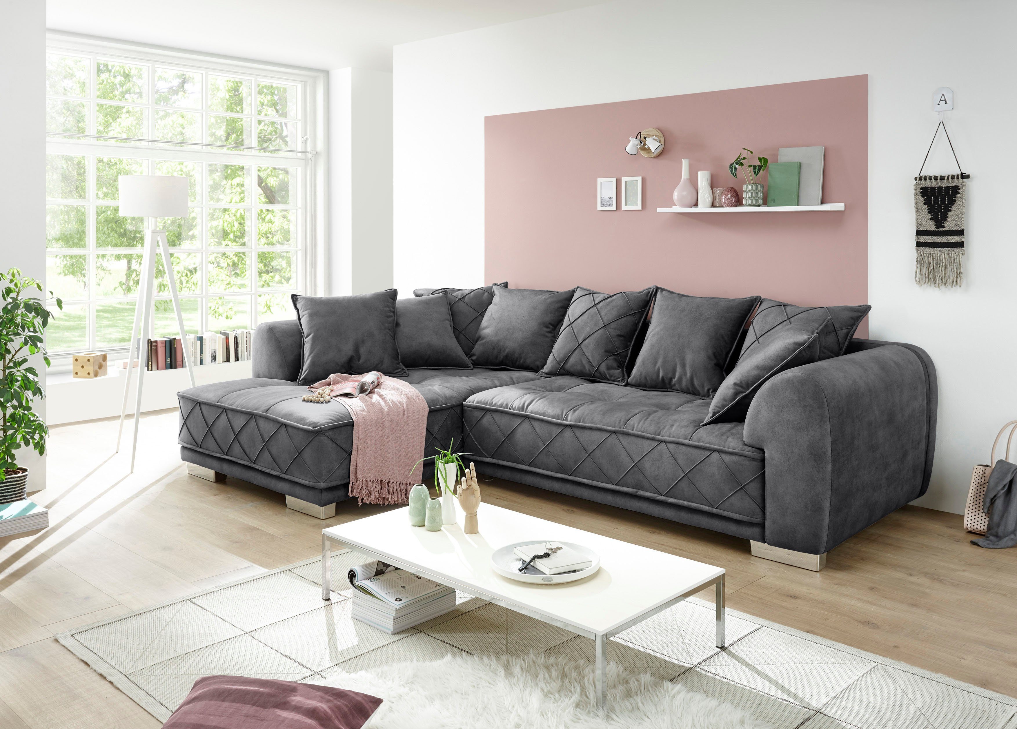 ED EXCITING DESIGN Ecksofa Sentina L-Form, günstig online kaufen