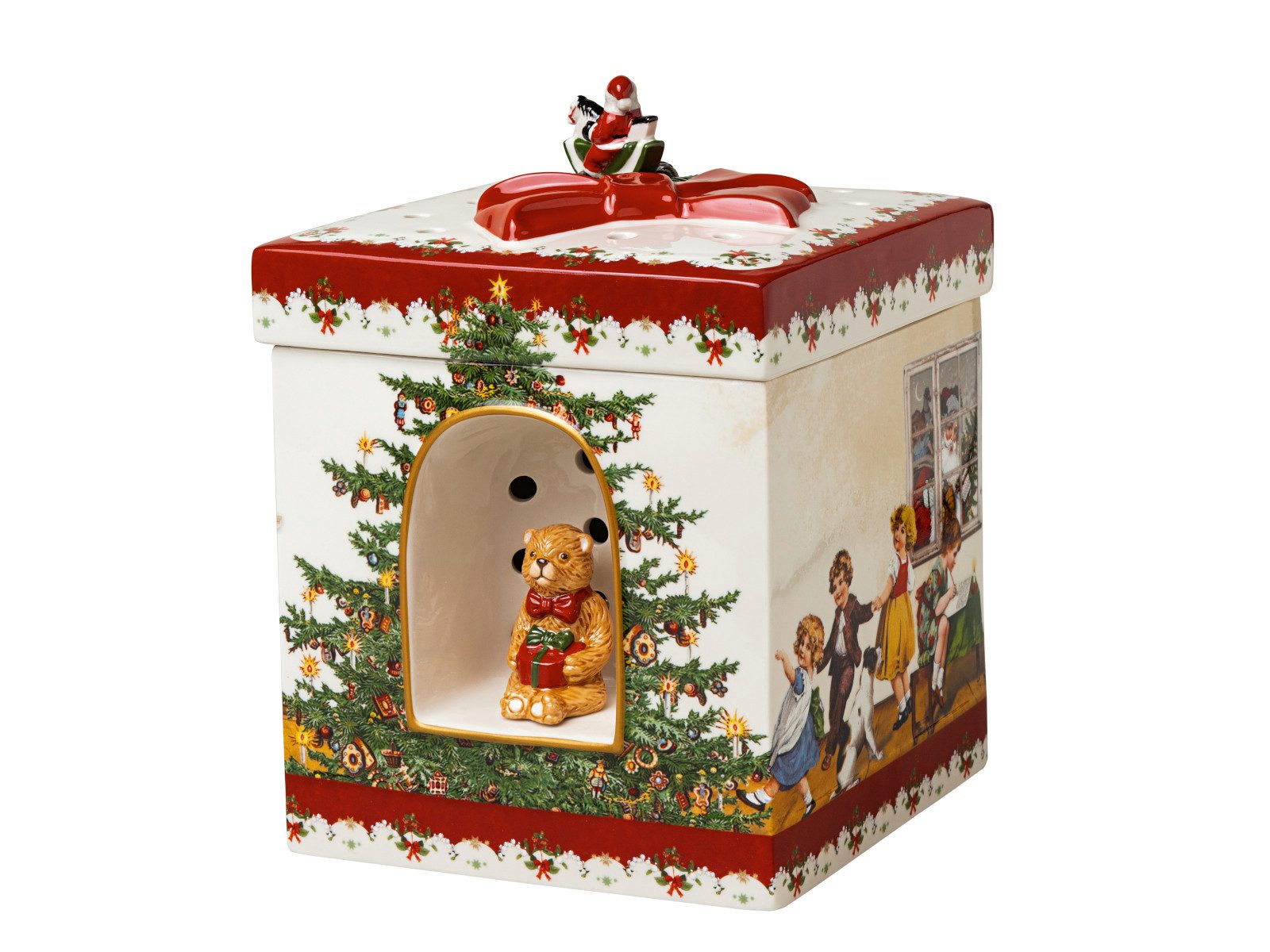 Villeroy & Boch Weihnachtsfigur Christmas Toys Spieluhr Paket eckig Kinder günstig online kaufen