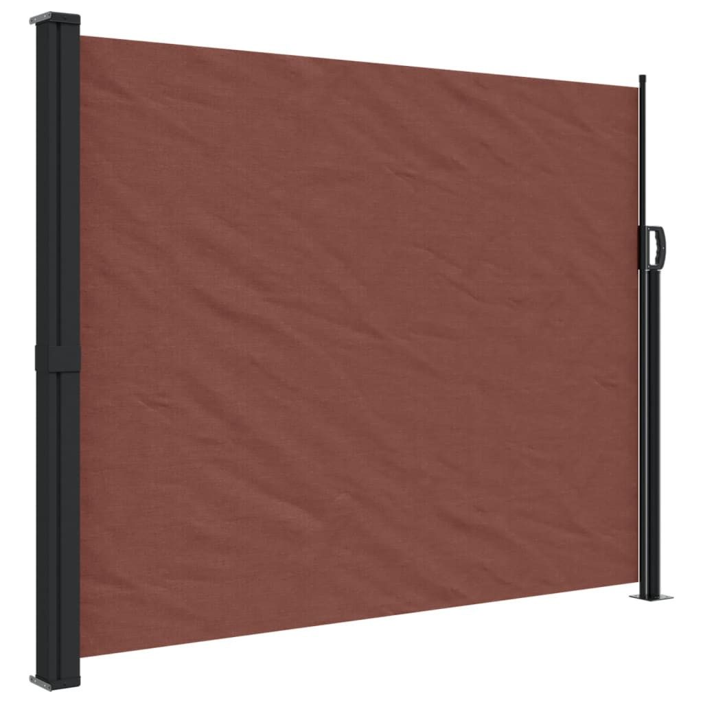 vidaXL Seitenmarkise 160 x 300 cm Seitenmarkise Ausziehbar Braun 160x300 cm