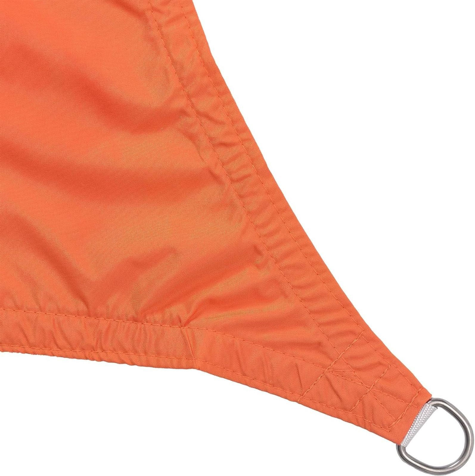 Lumaland Sonnensegel Lumaland Sonnensegel Rechteck Sonnenschutz 2x3m HDPE UV Schutz Orange