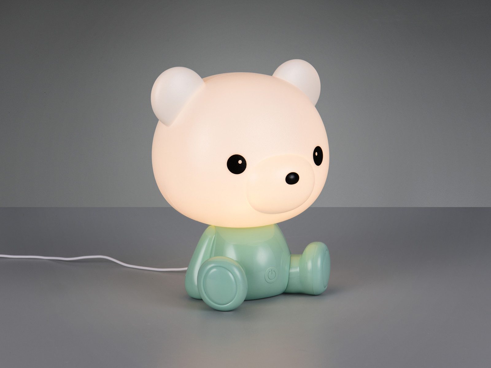 Reality Leuchten LED Nachttischlampe, Farbwechsel, LED fest integriert, Warmweiß, ausgefallene kleine USB Kinder-Lampe mit Touch Sensor, Höhe 25cm