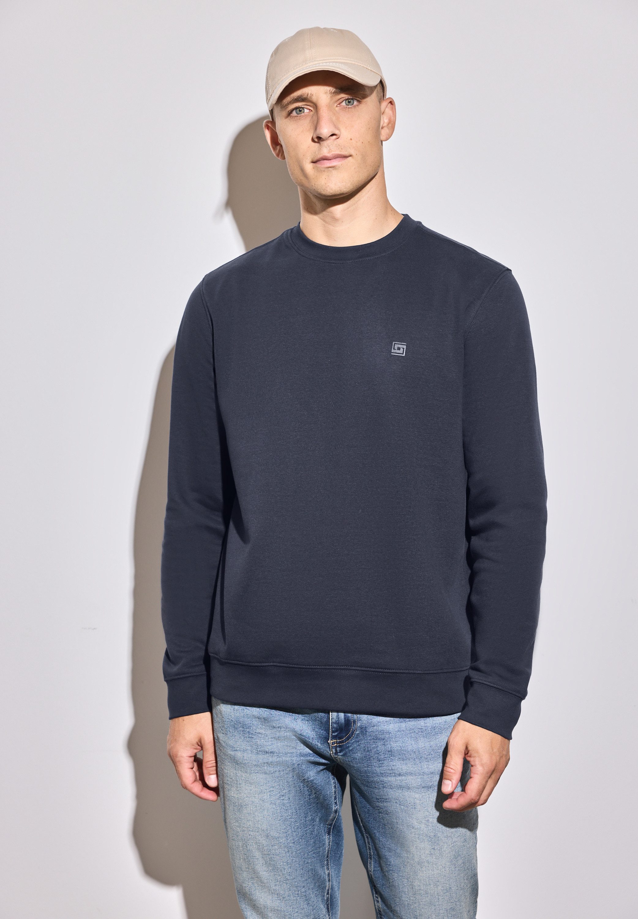 STREET ONE MEN Sweatshirt im soften günstig online kaufen