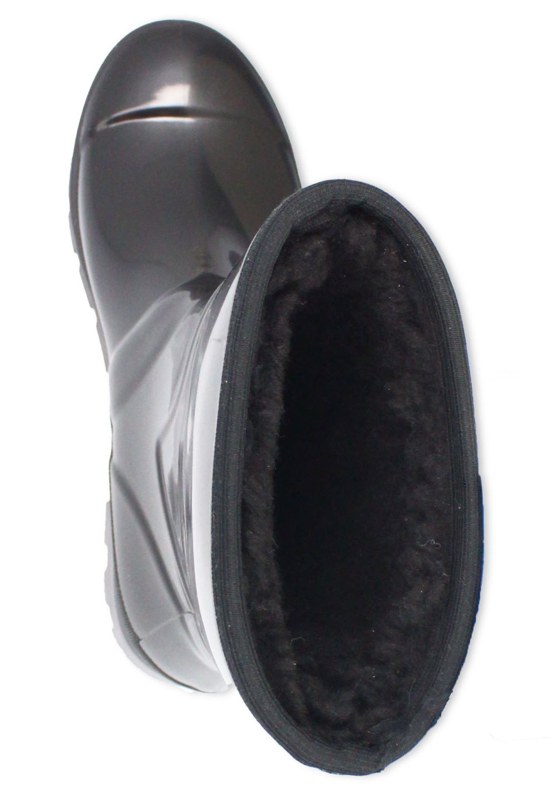 Beck Damen Regenstiefel Fashion mit Warmfutter Gummistiefel (mit kuschelige günstig online kaufen