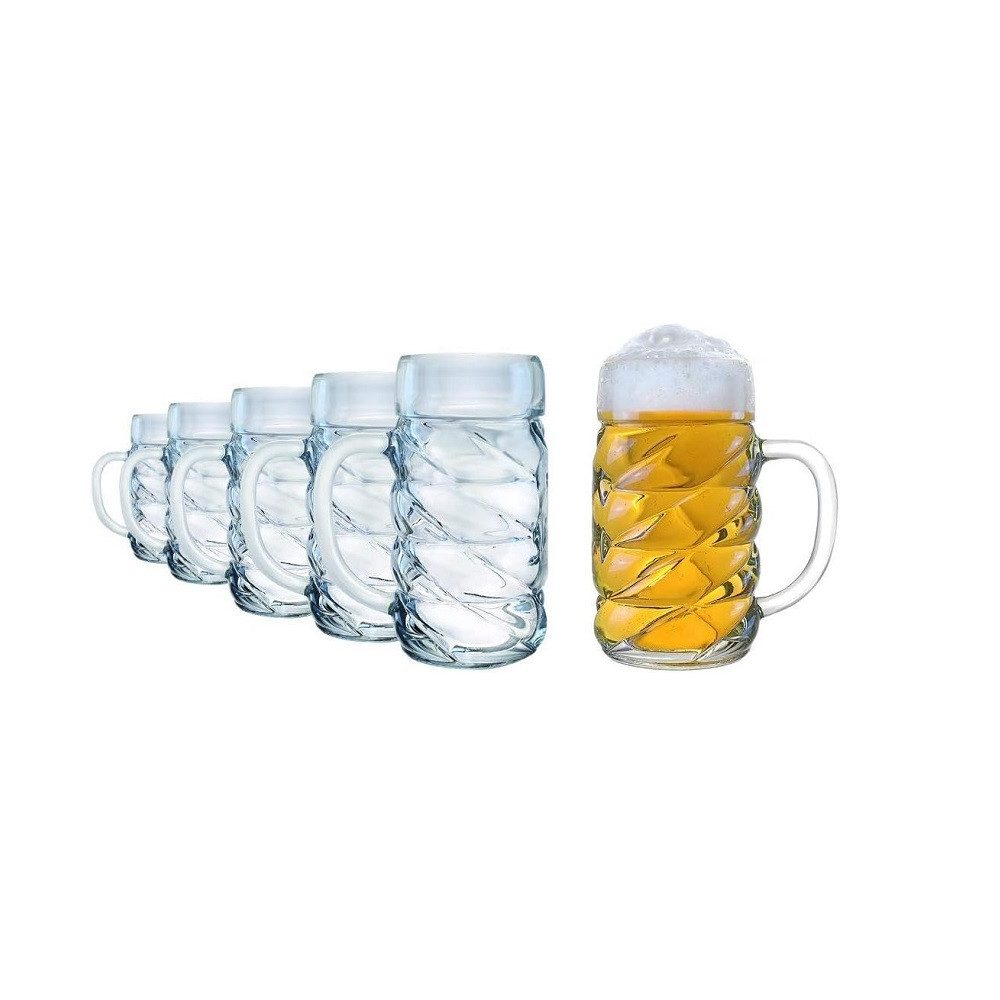 Stölzle-Oberglas Bierglas Stölzle Oberglas Diamond Bierkrug 0,5 l 6er Set, Kristallglas