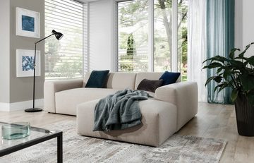 JVmoebel Ecksofa, Ecksofa Sofa Couch Polster Wohnlandschaft Textil Eck Sofas Garnitur