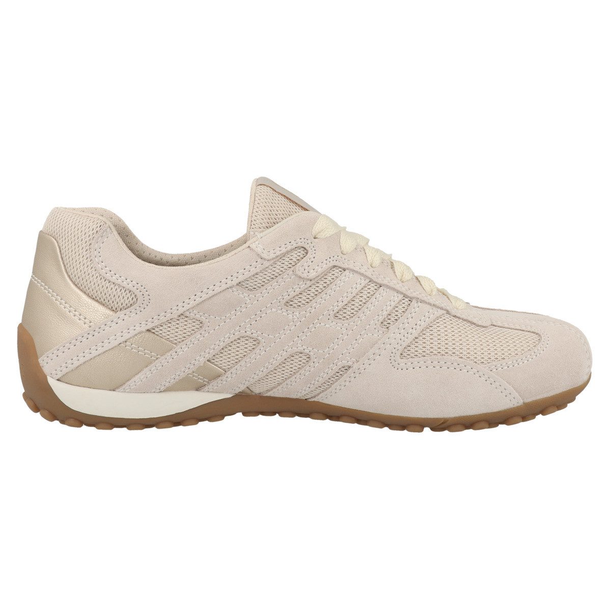 Geox D Snake Damen Sneaker Turnschuhe, Sportschuhe, Freizeitschuhe, Halbschuhe, Schnürschuhe
