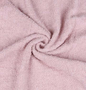 Sarcia.eu Badetücher Fliederfarbenes Baumwollbadetuch mit grauer Stickerei, 70x135 cm x1