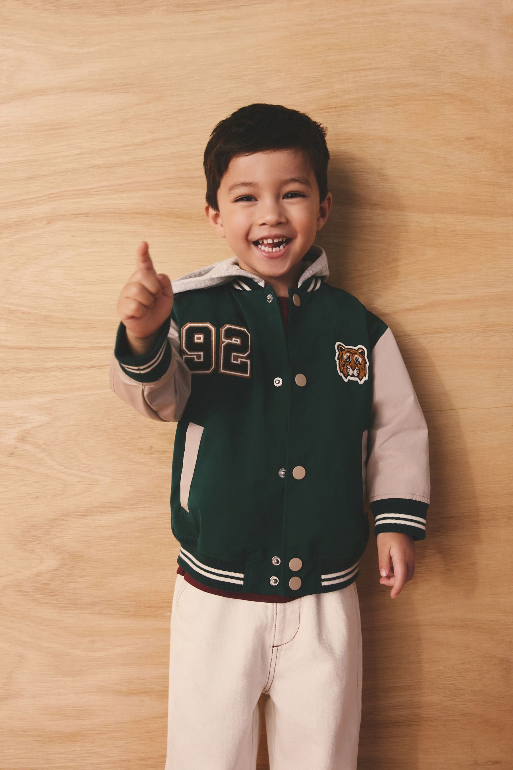Next Collegejacke Baseballjacke (1-St)