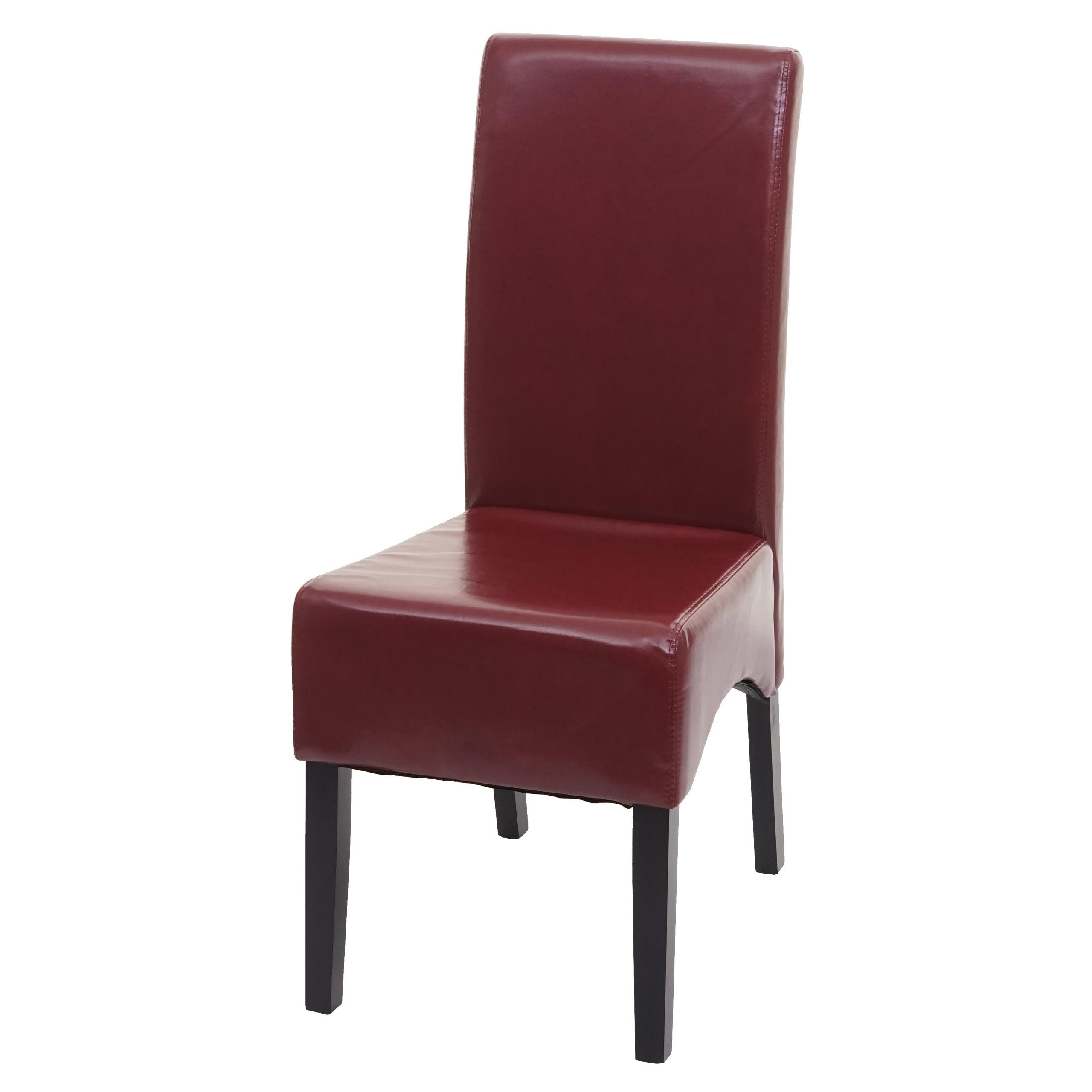 PROREGAL® Esszimmerstuhl Küchenstuhl gepolstert, HxBxT, Sitzhöhe, Material, Farbe (1 St), hochwertiger Bezug, stabile Konstruktion und dazu ein echter Hingucker