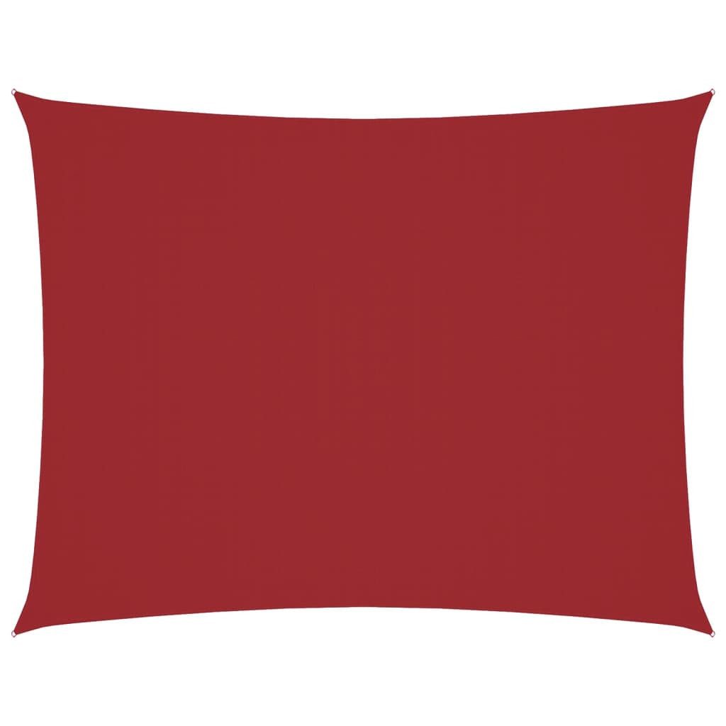 Sonnensegel Sonnensegel Oxford-Gewebe Rechteckig 5x7 m Rot
