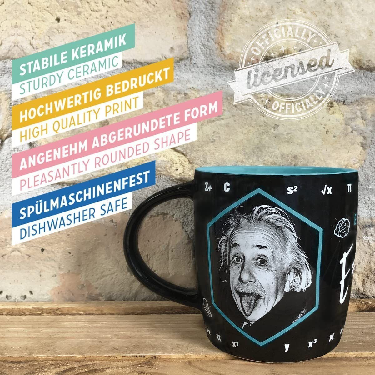 Nostalgic-Art Tasse Kaffeetasse - = Einstein Coffee Energy Celebreties Me - 