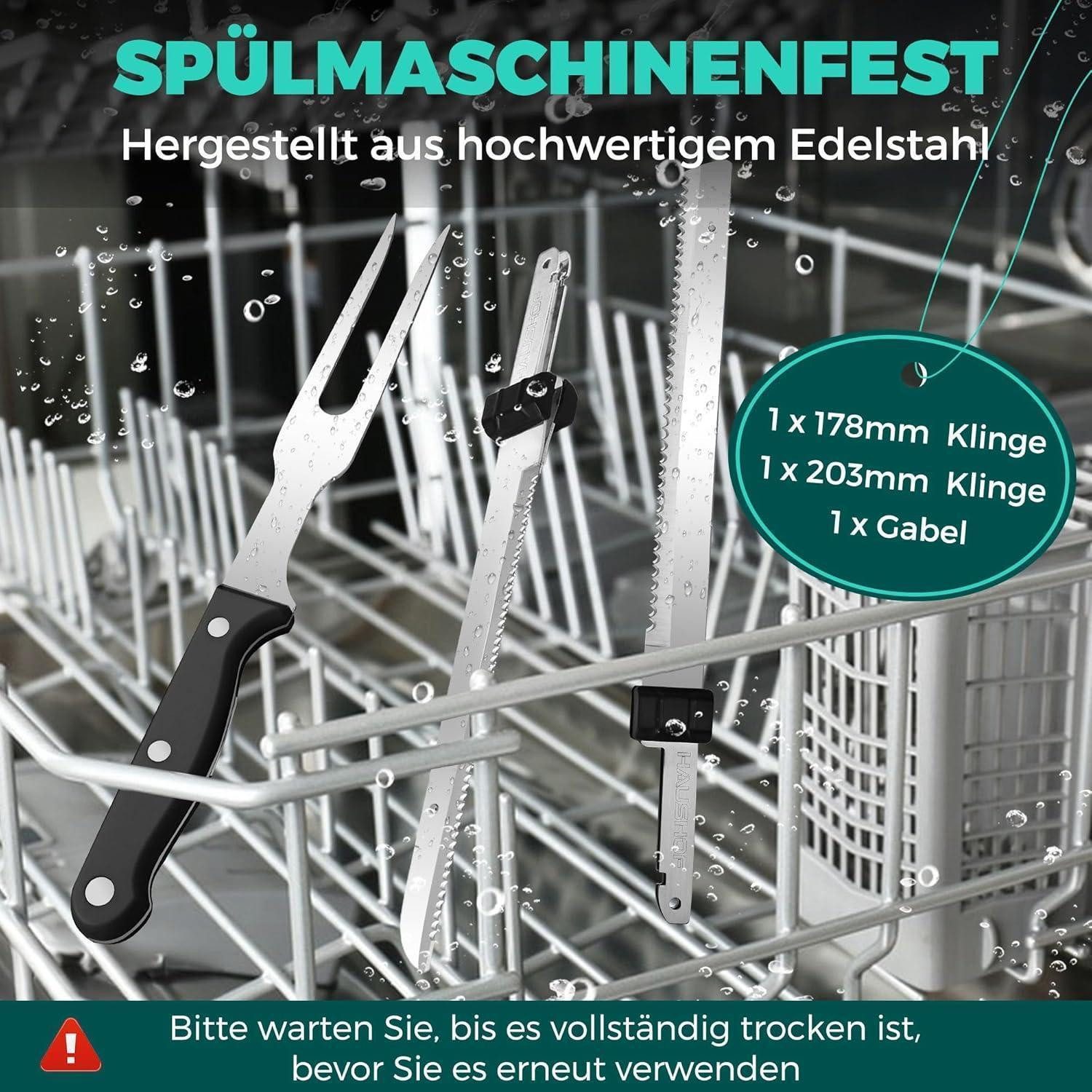 LuxusKollektion Cuttermesser Elektromesser Kabellos 2Klingen Edelstahl 2000 günstig online kaufen