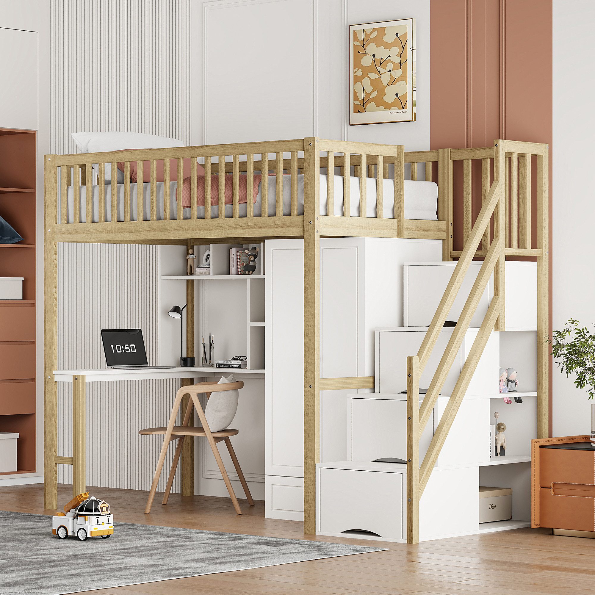 HAUSS SPOLE Hochbett 90 x 200cm günstig online kaufen
