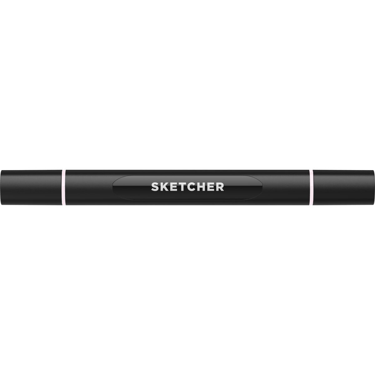 Filzstift Twinmarker Sketcher brush+chisel P 140 hellpink.