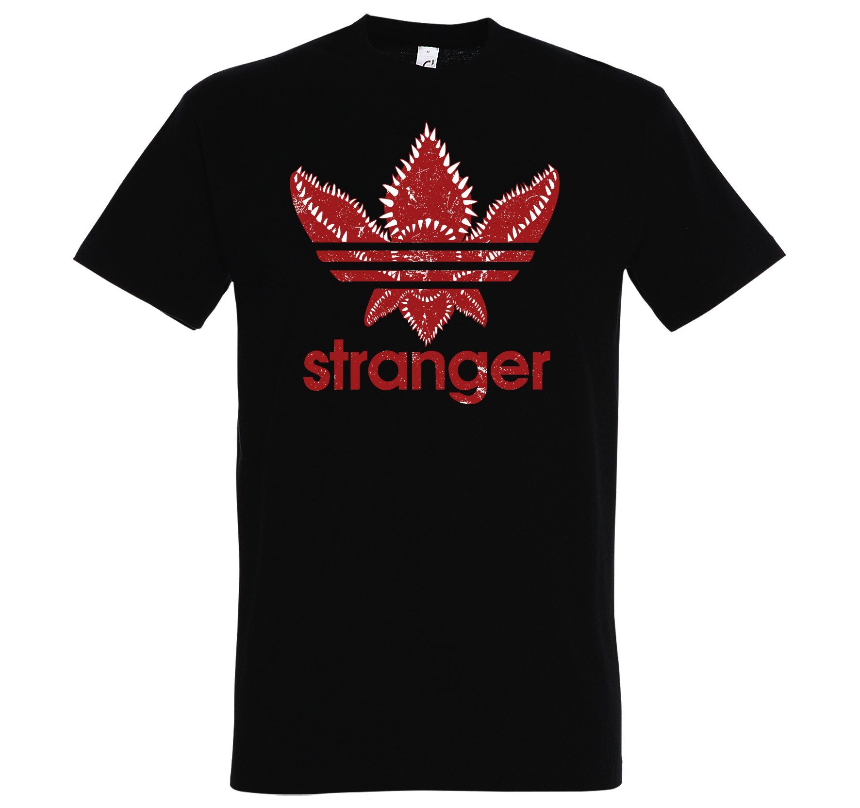 Youth Designz T-Shirt Stranger Herren T-Shirt mit trendigem Frontprint Schwarz