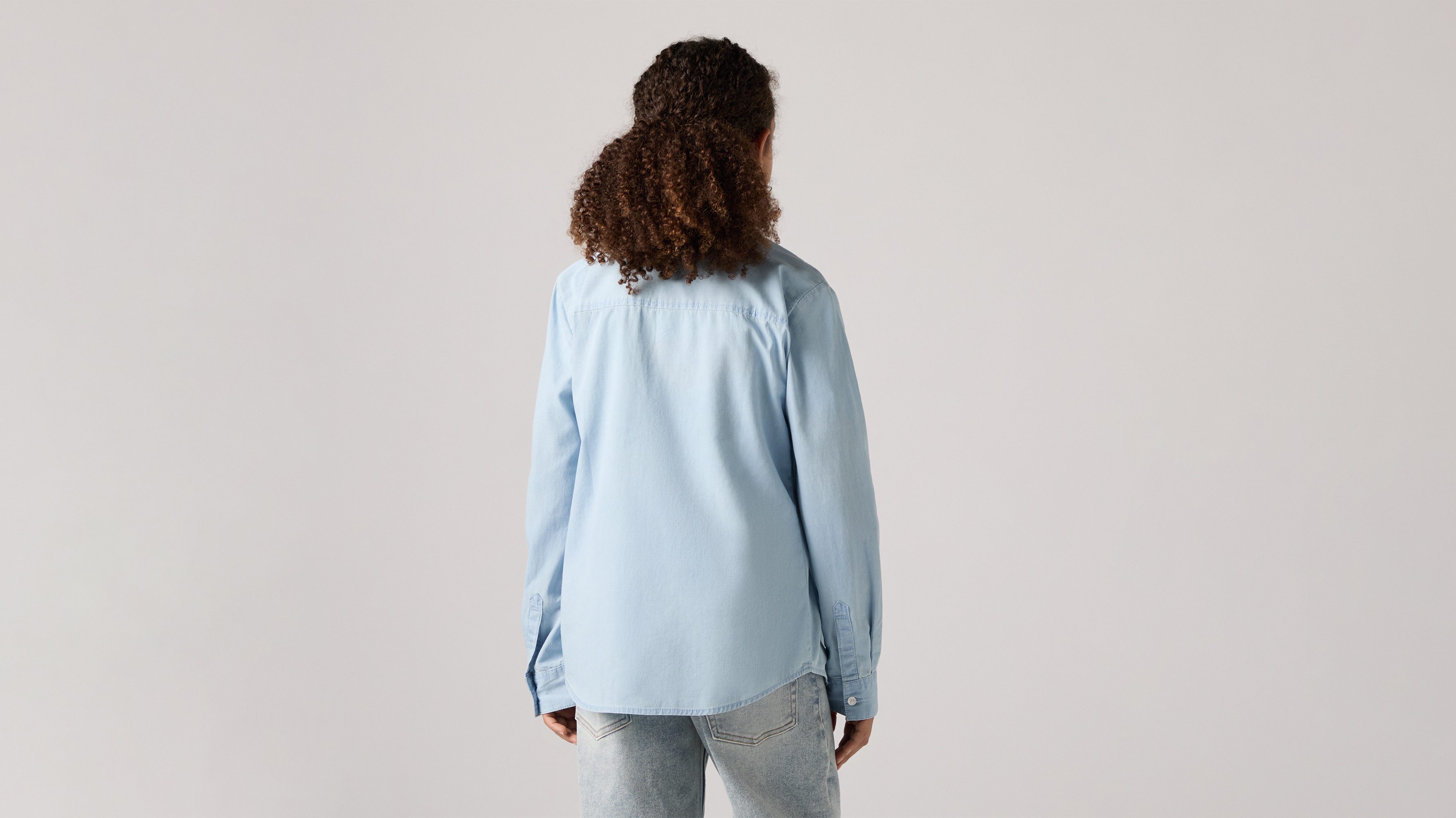 Levi's® Kids Jeanshemd LVB BATTERY HOUSEMARK SHIRT mit Logo Stickerei
