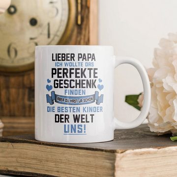 22Feels Tasse Papa Geschenk Vatertag Vater Geburtstag Kaffeetasse Männer Weihnachten, Keramik, Made in Germany, Spülmaschinenfest