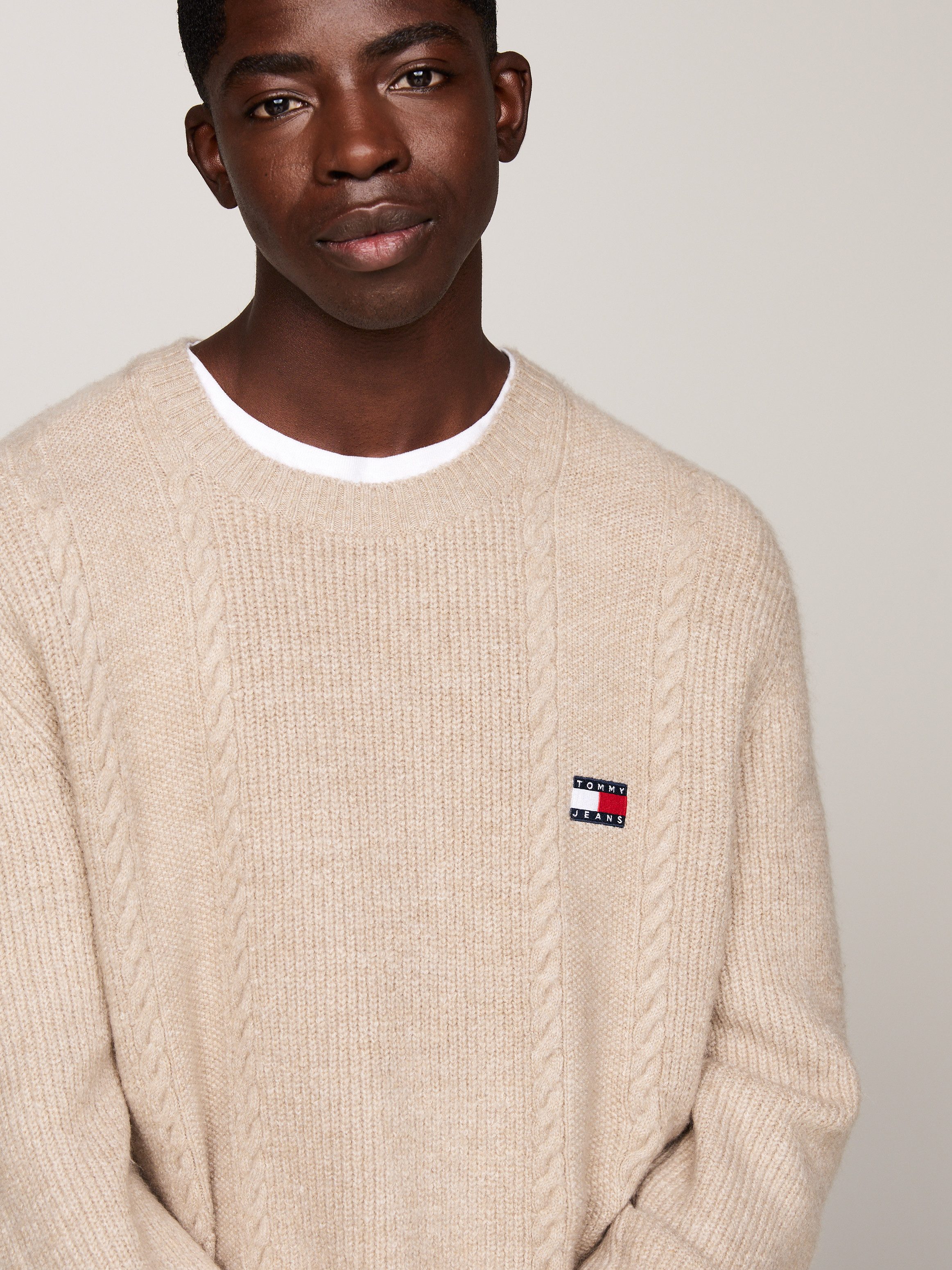 Tommy Jeans Sweatshirt TJM SLIM CABLE günstig online kaufen
