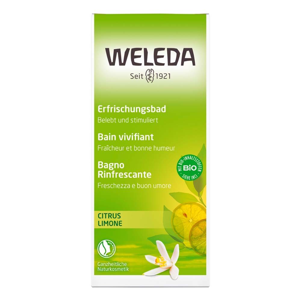 Weleda Citrus-Deodorant – 2 X 100 Ml, Ohne Aluminium, Mit ätherischen Ölen, Frischer Zitrusduft