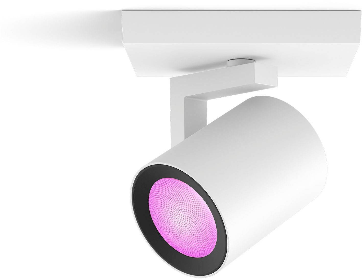 Philips Hue LED Deckenspot White & Color Ambiance Argenta Spot 1-flammig 1 x 4.2W, LED wechselbar, Farbwechsler