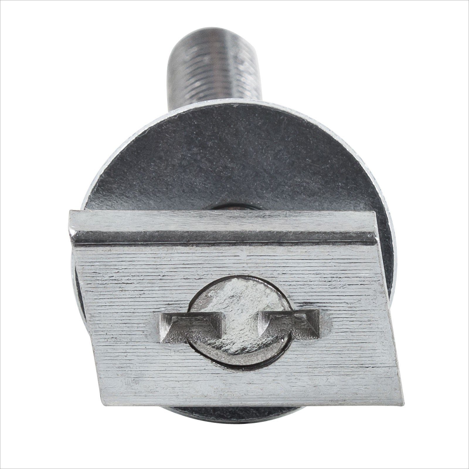 Symbionet Flachrundkopfschraube Hammerkopfschrauben M8 x 60 für Montageschiene 27/18 + 28/30