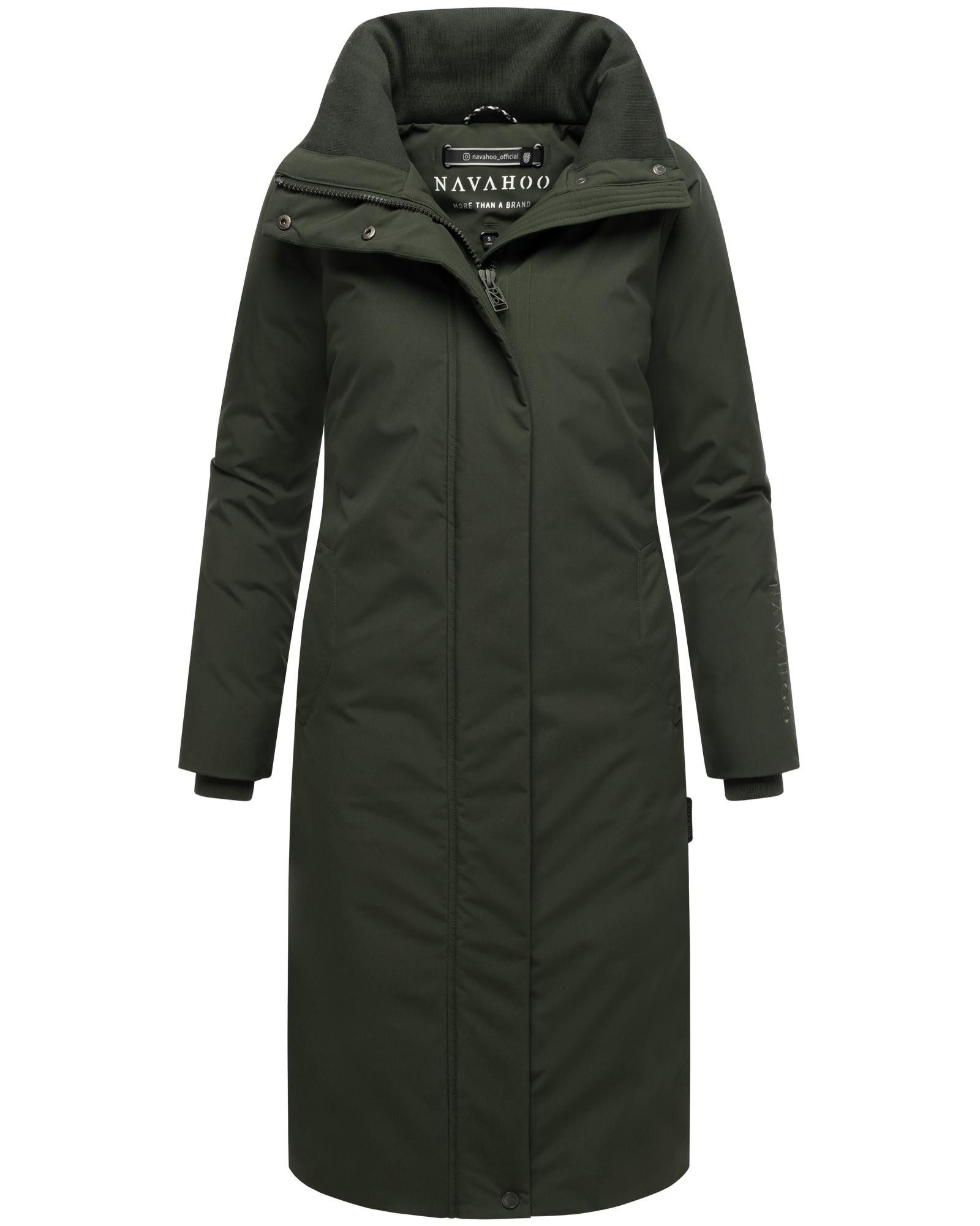 Navahoo Wintermantel Traumblüte 14 Warmer Parka mit Stehkragen