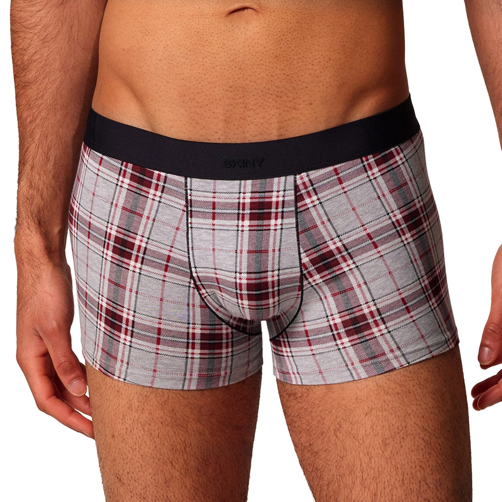 Skiny Trunk Cotton Multipack (2-St., 2er Set) mit Markenschriftzug auf dem Bund