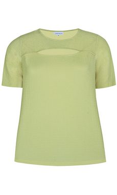 Zhenzi Blusenshirt Shirt kurz Arm lime