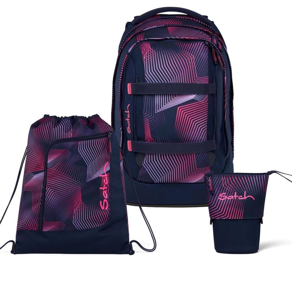 Satch Schulrucksack Pack (3tlg., inkl. Pencil Slider und Sportbeutel)