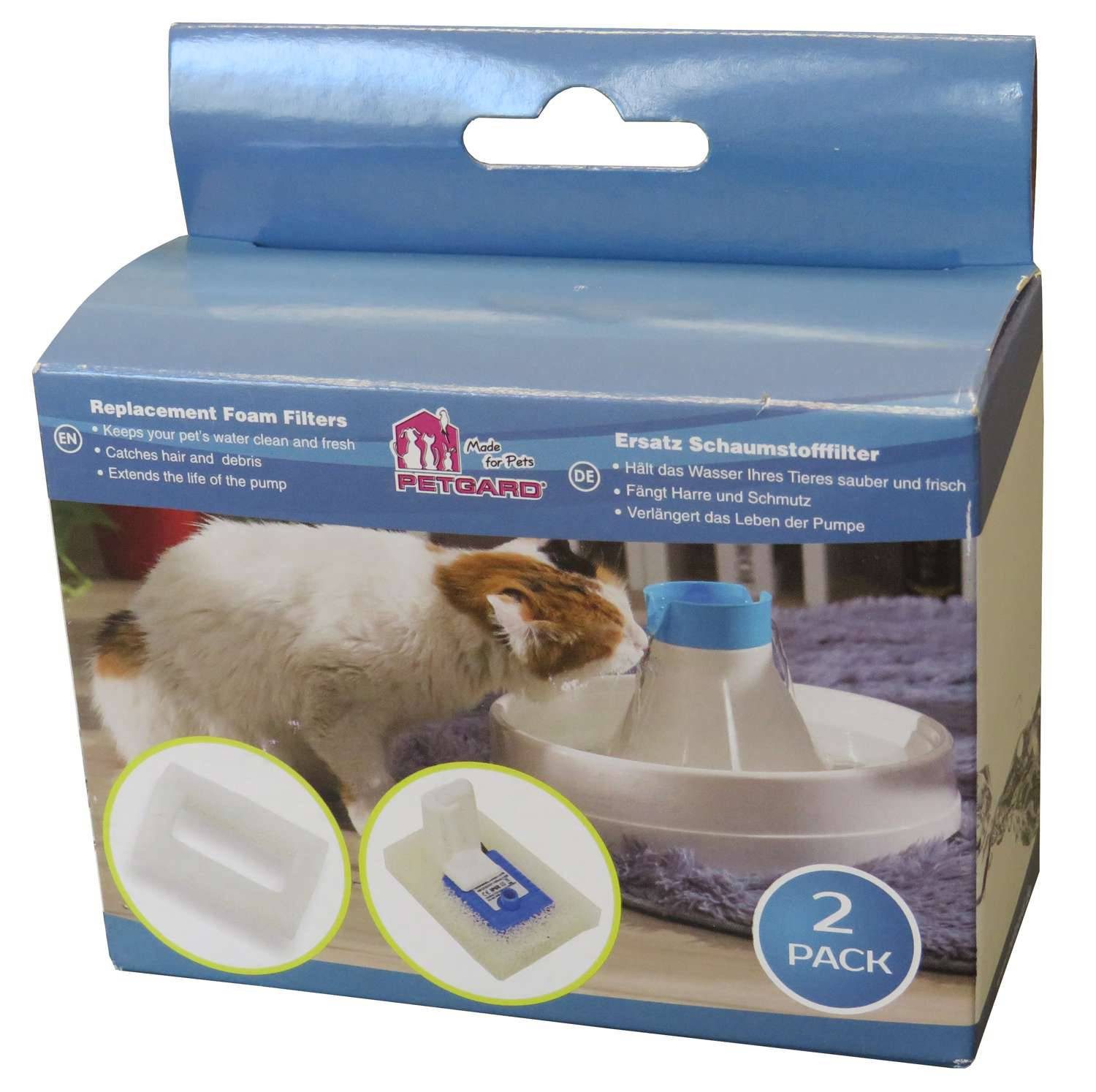 Trinkbrunnen Filter aus Schaumstoff für Trinkbrunnen OASIS AURA 2er Pack