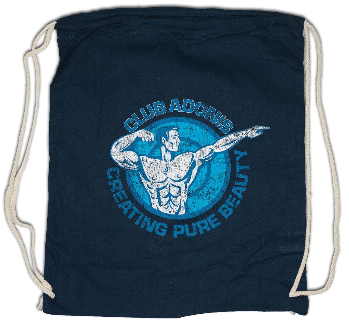 Urban Backwoods Turnbeutel Club Adonis Bodybuilder Turnbeutel Gym Fitness Sports Muscles Training (1-tlg), Bodybuilding Muskeln Body Building